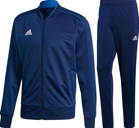 adidas trainingsjack heren sale blauw|Adidas trainingspak mannen.